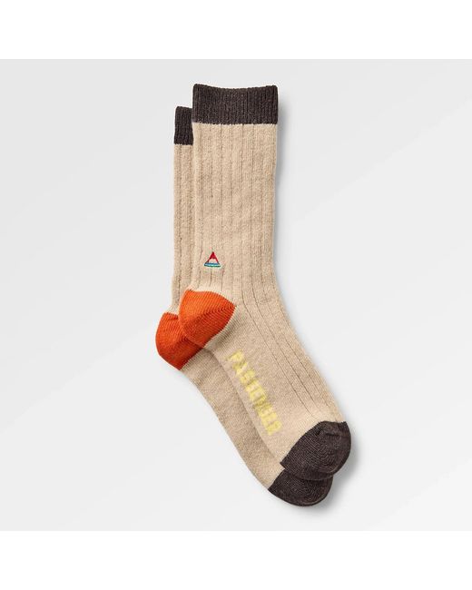 Passenger Natural Multi Stone Koa Crew Socks