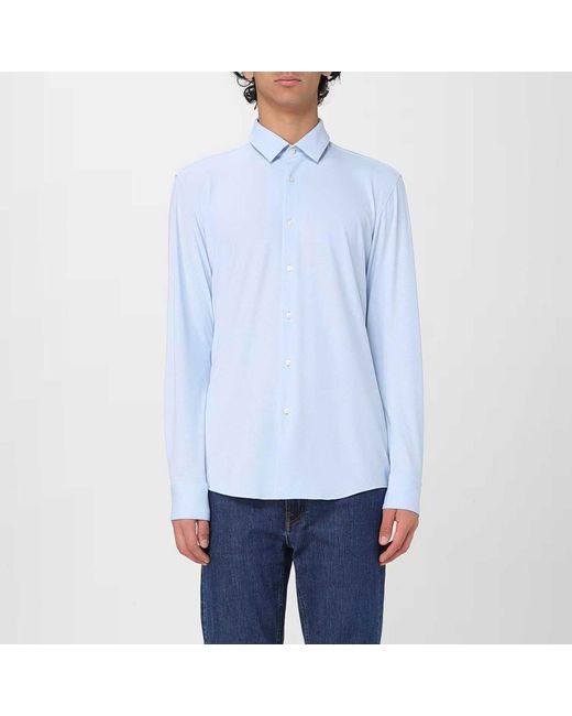 Boss Blue Hank Button Down Shirt