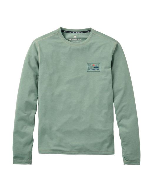 Passenger Green Pistachio Roamscreen Drirelease Long Sleeve Top