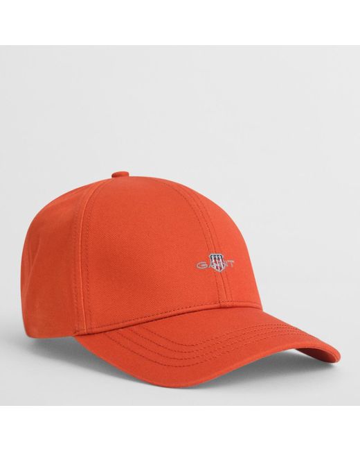 Gant Red High Shield Cotton Twill Cap