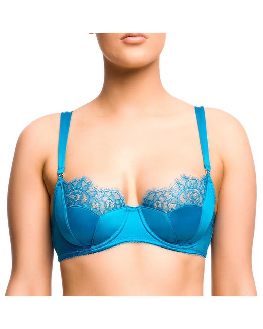 Dita Von Teese Blue Esther Demi-Cup Bra