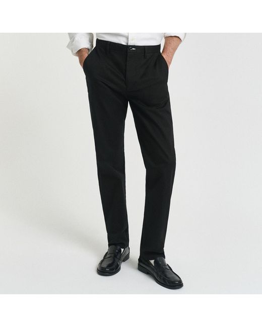 Gant Black Twill Regular Chino