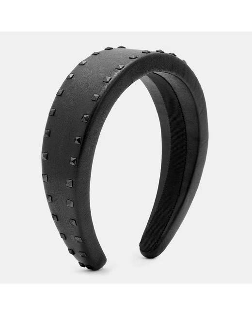 AllSaints Black Maxie Stud Headband
