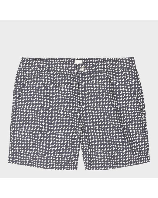 Paul Smith Blue Tile Check Shorts