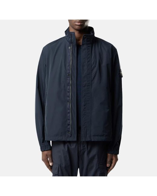 Stone Island Blue Zip Up Jacket