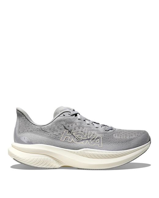Hoka One One Gray Stardust/Alabaster Mach 6 Trainer
