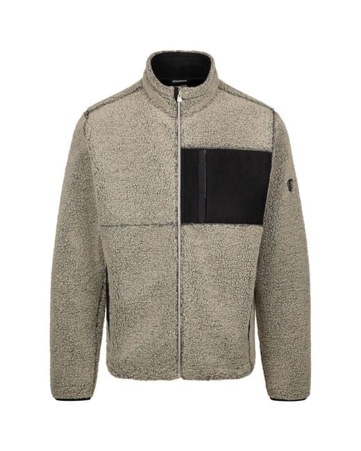 Trespass Gray Fleece Jacket Maclarenton Polyester Marl