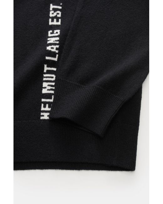 Helmut Lang Rundhalspullover in Black für Herren
