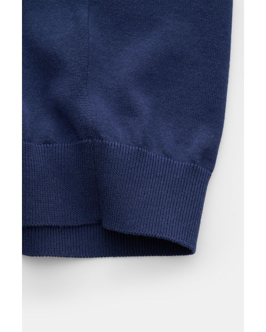 Drumohr Kurzarmpullover in Blue für Herren