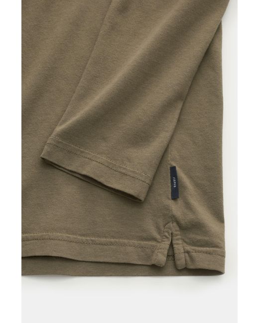 04651/ A trip in a bag Henley-Shirt 'Organic Hemley' in Green für Herren