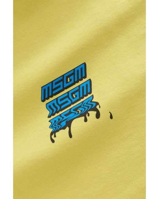 MSGM Kapuzenpullover in Yellow für Herren