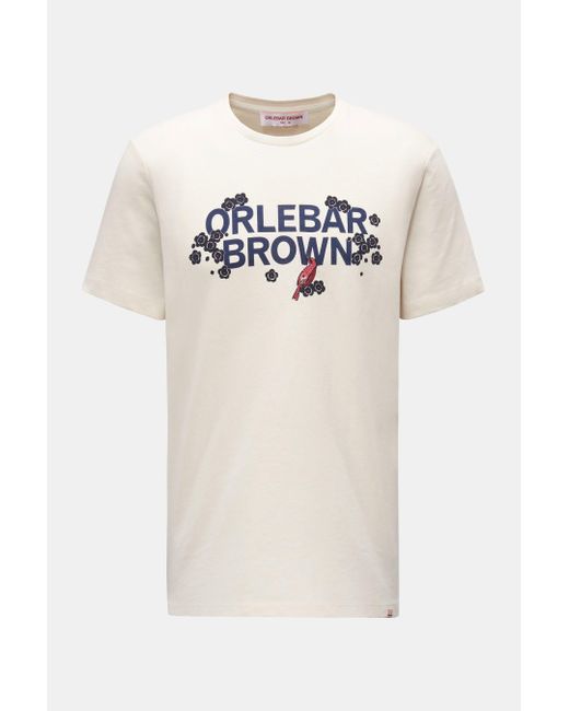Orlebar Brown Rundhals-T-Shirt 'Classic Tee' in White für Herren