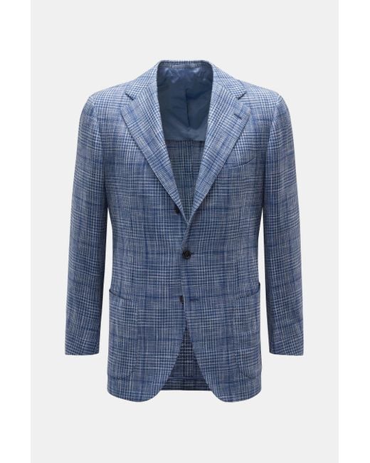 Cesare Attolini Sakko/Rauchblau/Hellblau Kariert in Blue für Herren