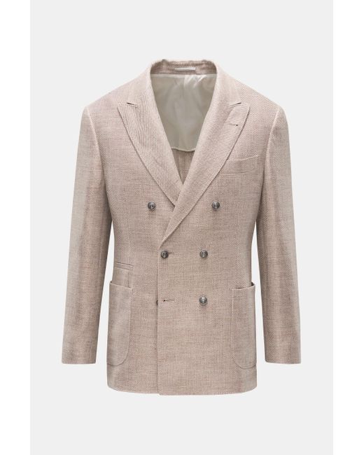 Brunello Cucinelli Sakko in Natural für Herren