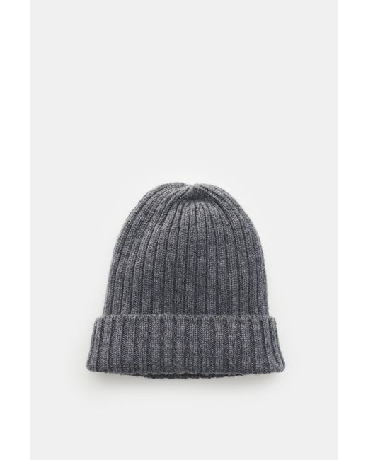 Fedeli Cashmere Mütze 'Bruno' in Gray für Herren