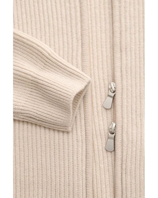 Gran Sasso Cashmere Strickjacke in Natural für Herren
