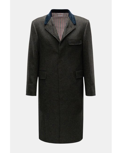 Thom Browne Wollmantel in Black für Herren