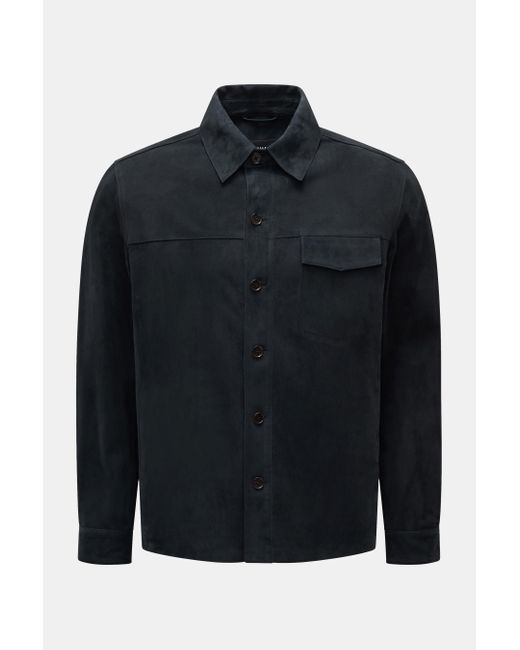 Arma Velourslederjacke 'Dillen' in Black für Herren