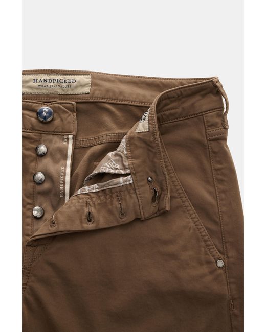 handpicked Chino 'Parma' in Brown für Herren