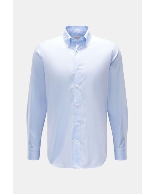 Guglielminotti Oxford-Hemd Button-Down-Kragen in Blue für Herren