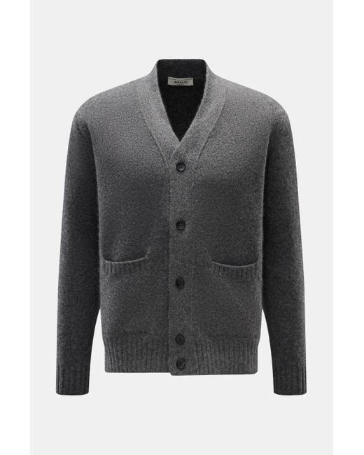 FILIPPO DE LAURENTIIS Cardigan Meliert in Gray für Herren