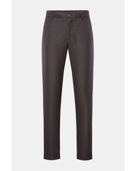 Marco Pescarolo Woll-Joggpants 'Manu' Meliert in Gray für Herren