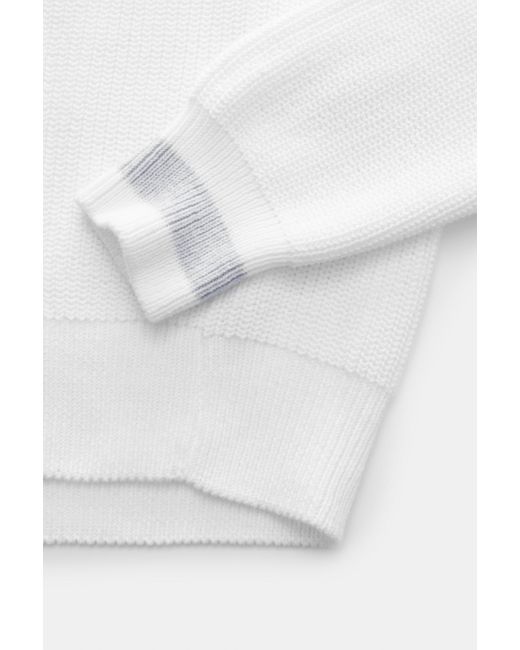 Cruciani V-Neck Pullover in White für Herren
