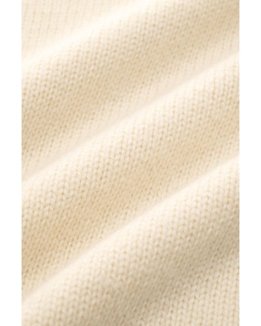 Fedeli V-Neck Pullover in Natural für Herren