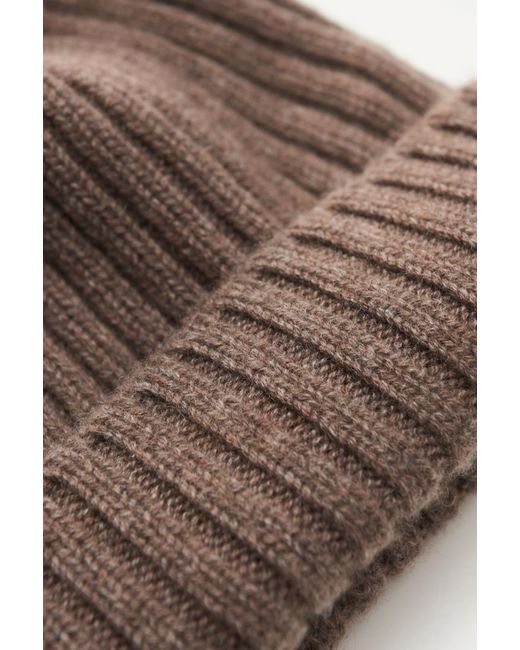 Fedeli Cashmere Mütze 'Bruno' in Brown für Herren