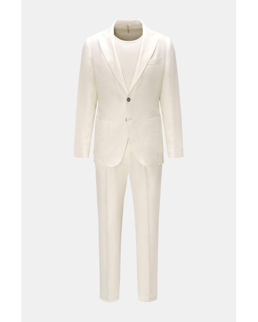 Santaniello Leinen Anzug in White für Herren