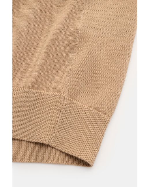 Drumohr Kurzarmpullover in Natural für Herren