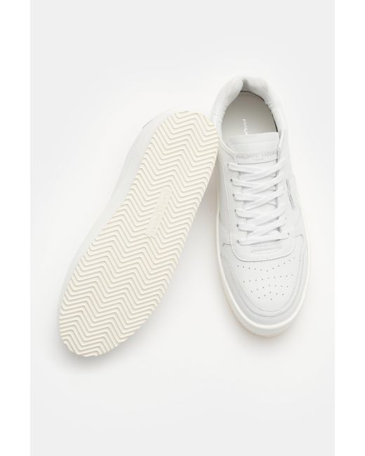 Philippe Model Sneaker 'Nice Low' in White für Herren
