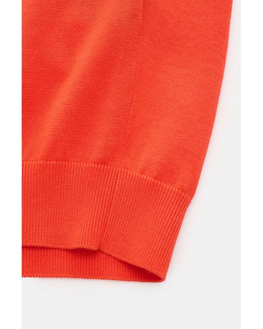 Drumohr Kurzarmpullover in Orange für Herren