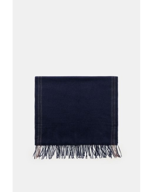 Brunello Cucinelli Seidenschal/Grau/Bordeaux in Blue für Herren