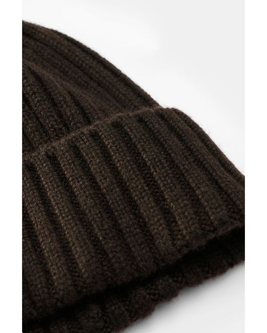 Fedeli Cashmere Mütze in Black für Herren