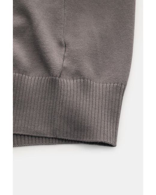 Gran Sasso Kurzarmpullover in Gray für Herren