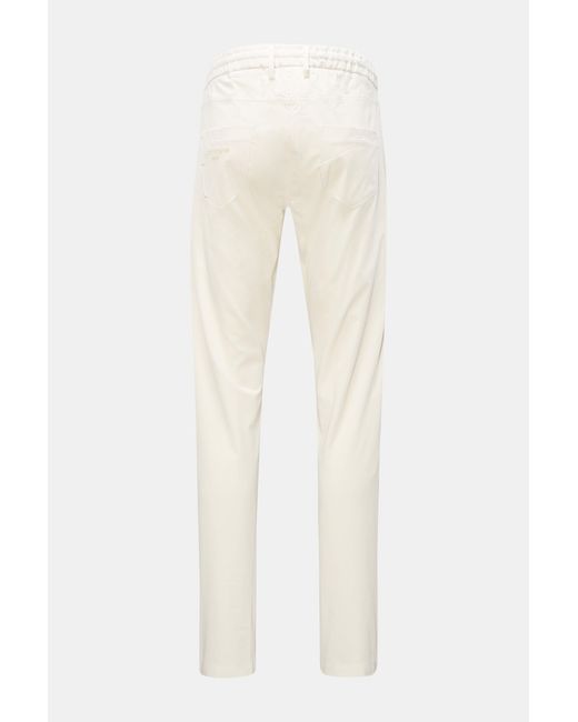ACE DENIM Jogpants 'Soft Chino' in White für Herren