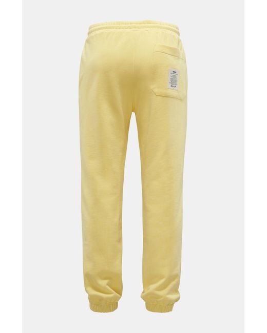 MSGM Sweathose in Yellow für Herren