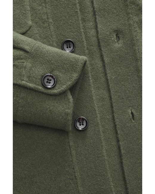 Allude Strickhemd in Green für Herren