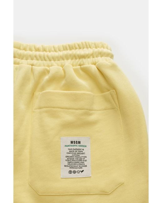 MSGM Sweathose in Yellow für Herren