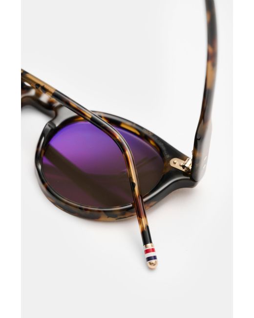 Thom Browne Sonnenbrille Gemustert in Brown für Herren