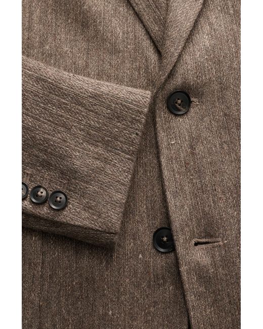 Circolo 1901 Jersey-Sakko Meliert in Brown für Herren