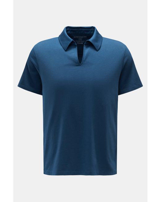 Majestic Filatures Jersey-Poloshirt in Blue für Herren