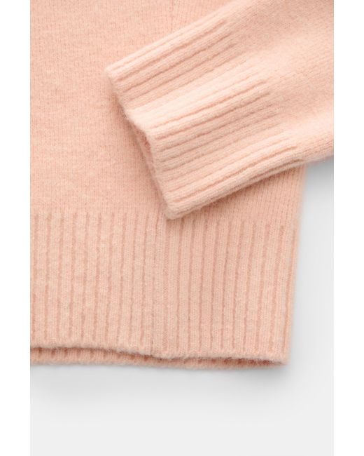 AMI Strickpolo in Pink für Herren