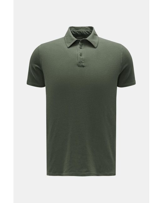 Majestic Filatures Jersey-Poloshirt in Green für Herren