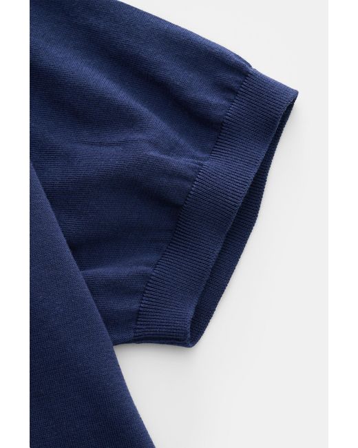 Drumohr Kurzarmpullover in Blue für Herren