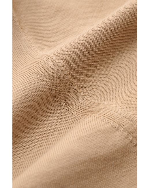 Drumohr Kurzarmpullover in Natural für Herren