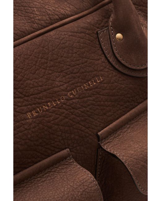 Brunello Cucinelli Weekender in Brown für Herren