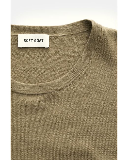 Soft Goat Kurzarmpullover in Green für Herren