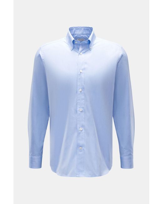 Guglielminotti Oxford-Hemd Button-Down-Kragen in Blue für Herren